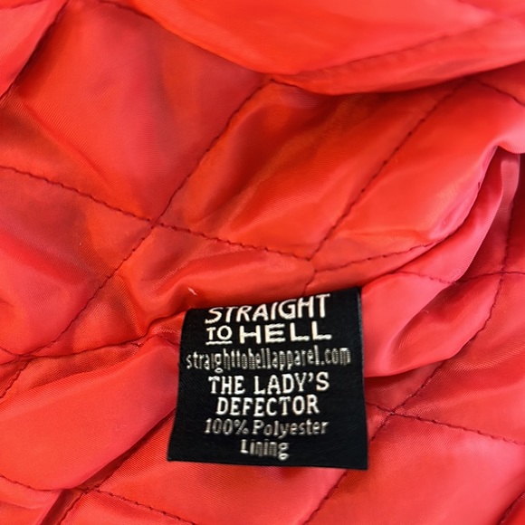 *** SOLD *** Straight to Hell “Defector” XS Leather Jacket - Picture 3 of 8